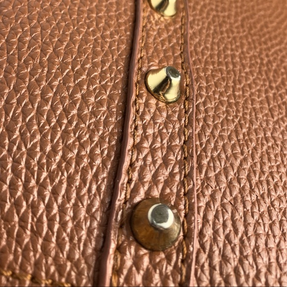 Genuine Leather Caramel Tote - Picture 3 of 5